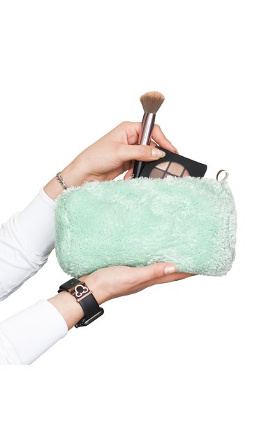 Özgüner Oyuncak Soft Plush Makeup Bag - Stylish and Convenient Women's Cosmetic Bag