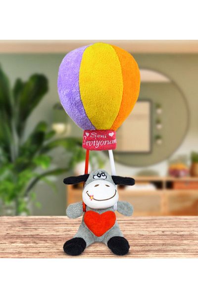 ÖZGÜNER Toy Teddy Bear Colorful Flying Balloon Donkey (100%) Domestic