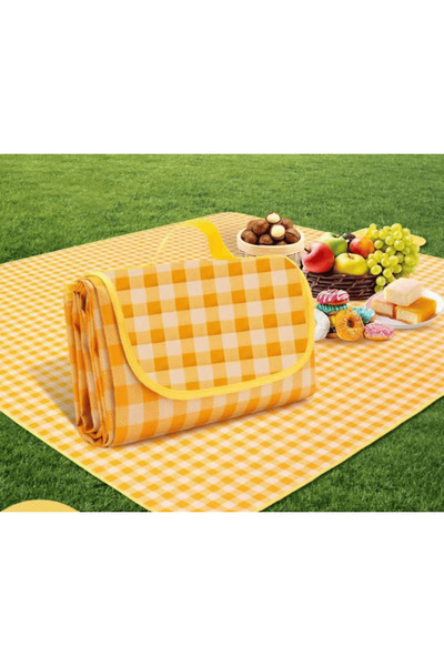 Buldug Katlanabilir Su Geçirmez Piknik Battaniyesi Plaj, Park ve Bahçe Kullanımına Uygun