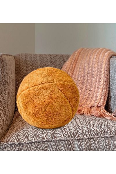 Özgüner Oyuncak Decorative Plush Ball Throw Pillow