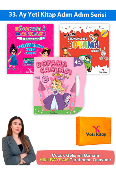 yeti kitap Adım Adım Yeti Bebek Eğitim Seti 33.Ay