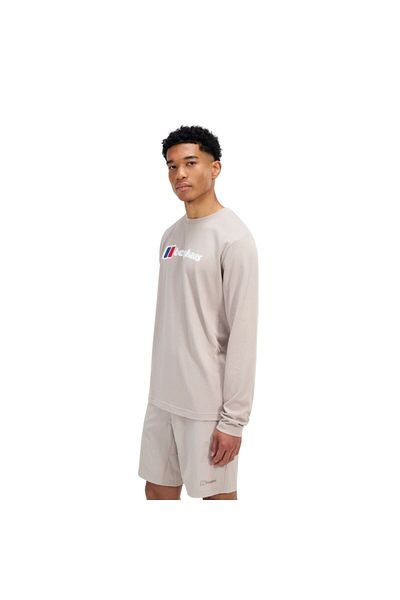 Berghaus M BERGHAUS ΜΕΓΑΛΟ ΛΟΓΟΤΥΠΟ LS TEE LTGRY/LTGRY