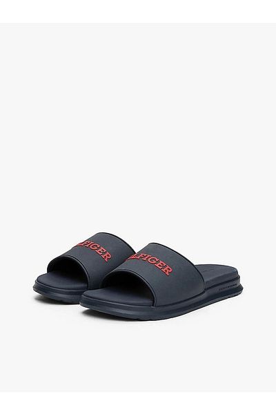 Tommy Hilfiger Dual Density Hilfiger Pool Slide Herren Pantoletten Fm0fm05430dw5
