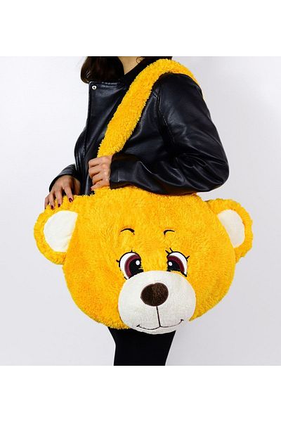 Bora Toys Paptex Cute Bear Plush Shoulder Bag
