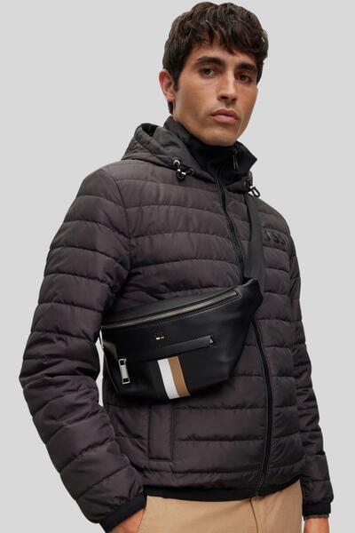 BOSS Erkek Bel Çantası Siyah