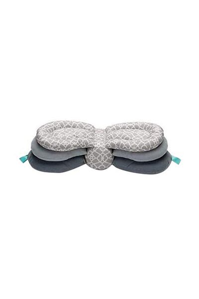 COOYA Multifunctional Adjustable Nursing Pillow, for Infant Feeding Support & Baby Bed, Gray