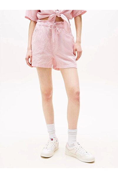 Tommy Jeans TJW COTTON LINEN SHORT Kadın Şort DW0DW20360TH3