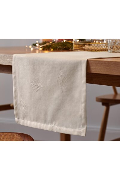 Tchibo Off-White Jacquard Runner