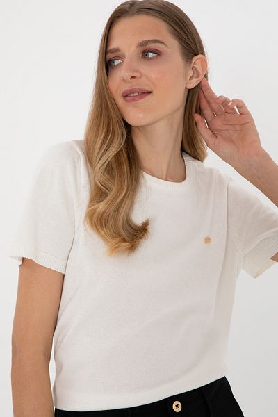 U.S. Polo Assn. White Women's Sweater 50306460 -Vr013