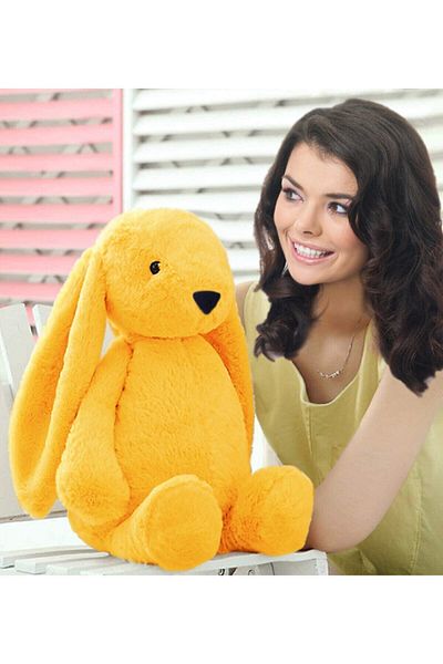 Özgüner Oyuncak My Sleeping Friend Rabbit 45 cm Plush Rabbit Yellow