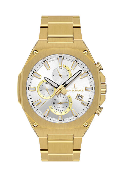 JACK LORANCE Jls0405705 Silver & Gold Steel Men's Wristwatch