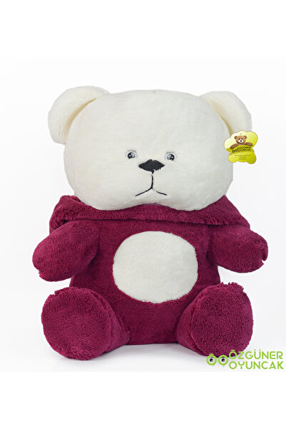 Özgüner Oyuncak Uykumcuk Gold Kapşonlu Peluş Ayı Sevgiliye Özel 90 Cm (%100 YERLİ)