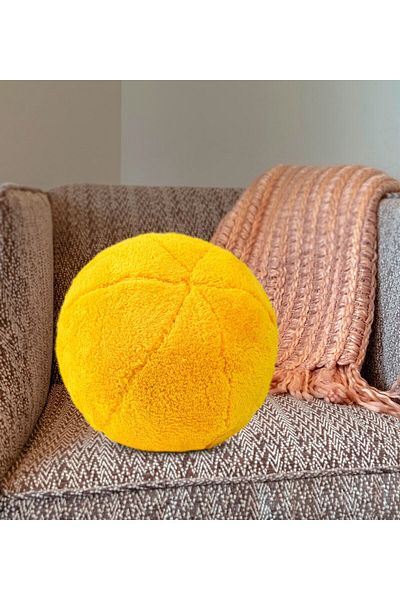 Özgüner Oyuncak Decorative Plush Ball Throw Pillow