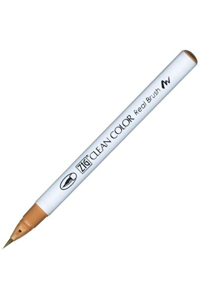 Zig Clean Color Real Brush Rb-6000At 064 Oatmeal Brush Tip Pen