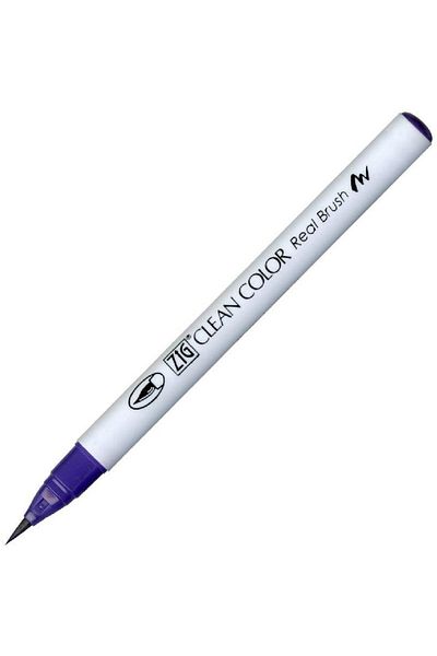 Zig Rb-6000At 080 Viollet Brush Tip Pen - Clean Color Real Brush
