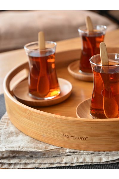 Bambum Carne 35 cm round tray