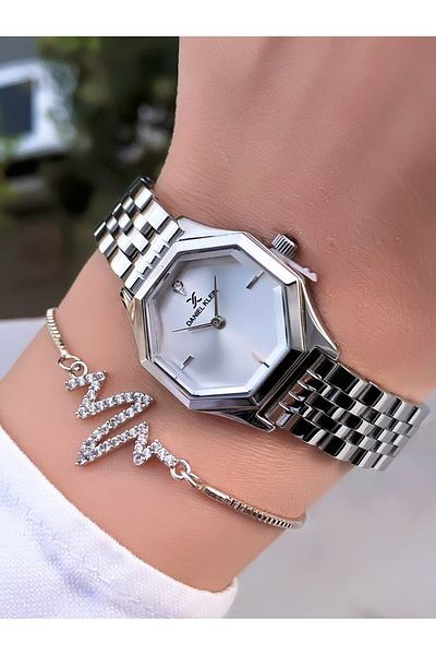 Daniel Klein Daniel Klein New Season Sports Model - Steel Cord Large Case Watch Bracelet