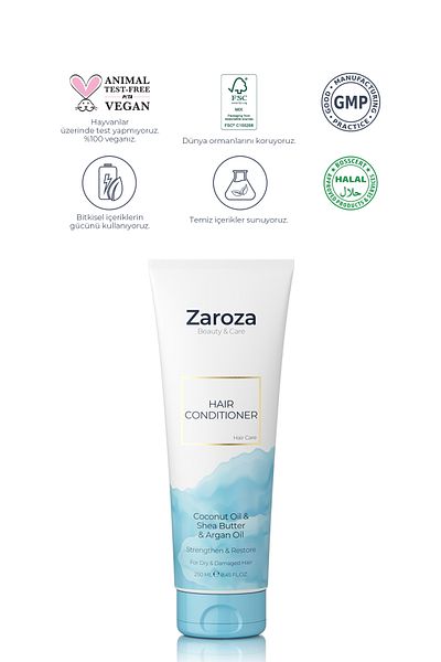 ZAROZA Easy Combing Cream for Hair - Hair Strengthening Conditioner - 250 ml