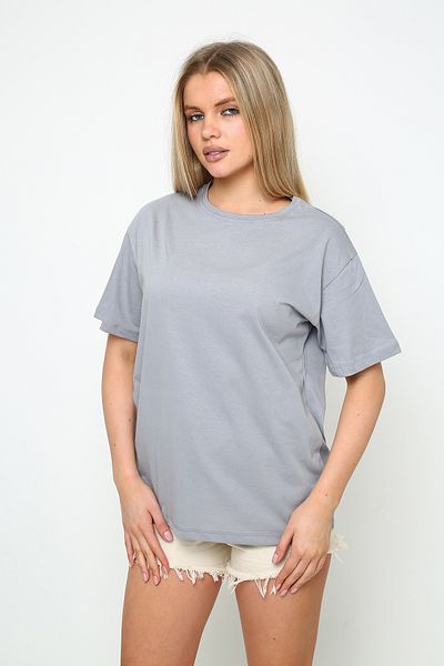 Oasis γυναικείο μπλουζάκι oversize χωρίς στάμπα με λαιμόκοψη