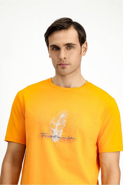 Kiğılı Crew Neck Slimfit T-Shirt