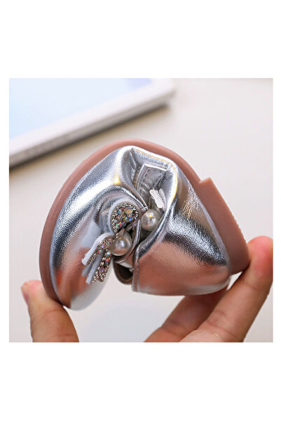 Mark & Mia Mark & Mia Pearl Embellished Bow Detail Party Shoes - Silver