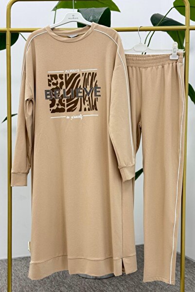 Moodbasic MOODBASİC EŞOFMAN TAKIM MM08.0360 Bej