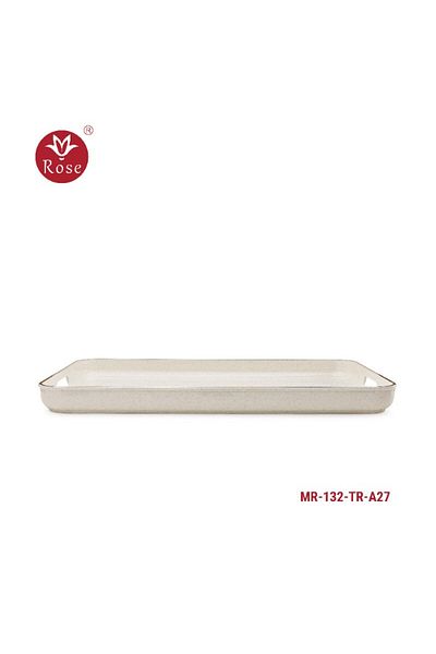 Rose Tea and coffee serving tray (35*53) with Islamic rose pattern - 132