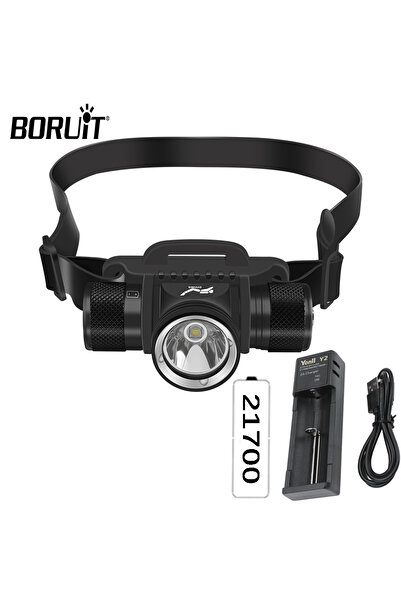 Choice7 مصباح رأس للغوص HP900 من BORUiT باللون الأصفر، الخيار B، 800 لومن، بط...