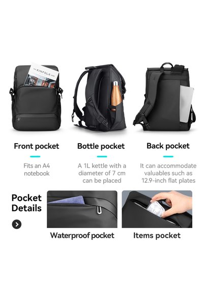 Mark Ryden MR 2859 Backpack & Shoulder Bag with a lot of style and practicality.Perfect for short trips.