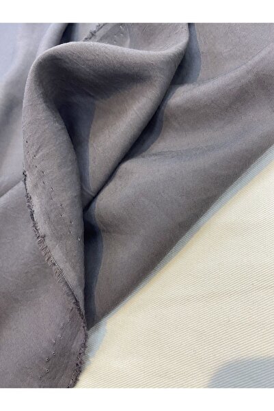 Yiğit Kumaş Füme Rengi Gömlek Tuniklik Kumaş