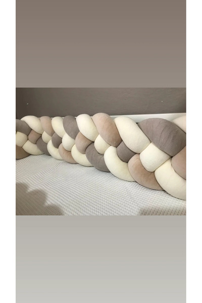 ısıklıtoplarrengarenk حماية سرير مخملية 400 سم 4 محبوكة