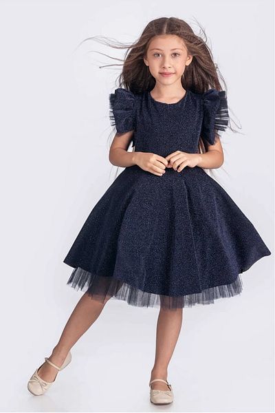 vestitino Girl's Evening Dress Tulle Detailed Glitter