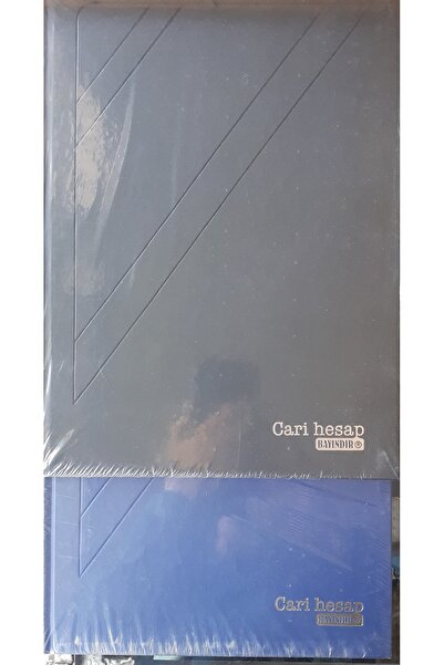 Bayındır Cari Hesap Defteri 120 Yaprak 20x28 Cm 70 Gramaj Kağıt Bayındır Marka