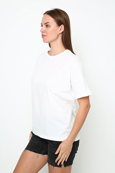 Oasis Women's Oversize Unprinted Crew Neck T-Shirt
