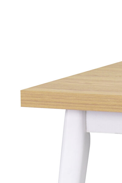 VİLİNZE Avanos Sabit Mdf Naturel Mutfak Masası - 70x120 Cm