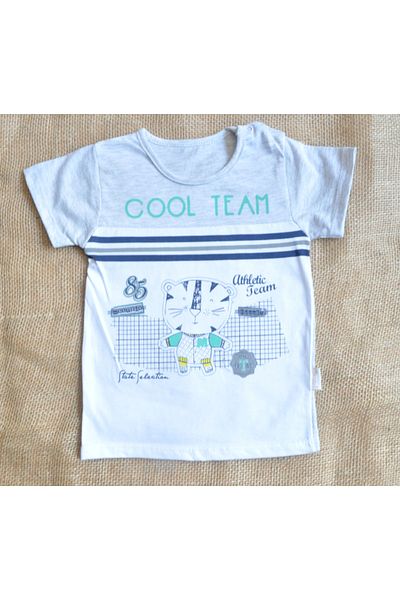 BARN KIDS Cool Time Printed Double Shorts-T-Shirt Baby Boy Suit