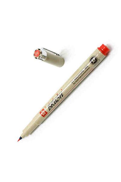 Sakura Pigma Brush Red Brush Tip Drawing Pen Br19