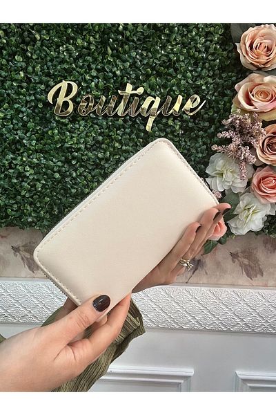 Baykuş Boutique Γυναικείο Πορτοφόλι Χρυσό Κλείσιμο Λεπτομερές Μαγνητικό Πορτοφόλι Trend