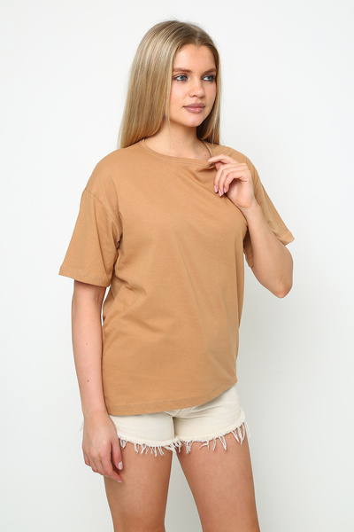Oasis Women's Oversize Unprinted Crew Neck T-Shirt