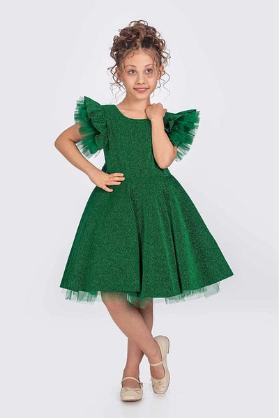 vestitino Girl's Evening Dress Tulle Detailed Glitter