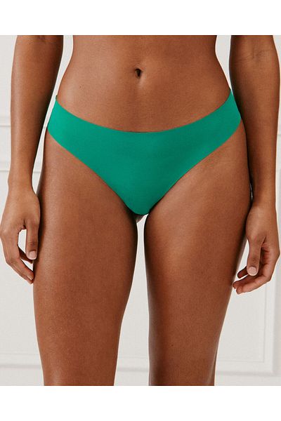 Undiz Microfibre and lace briefs - green