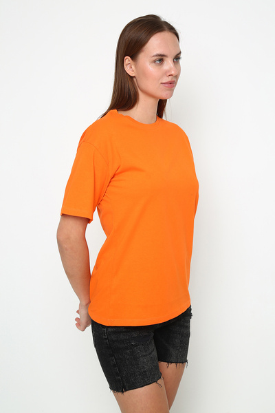 Oasis Women's Oversize Unprinted Crew Neck T-Shirt