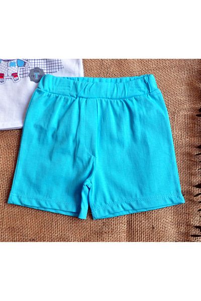 BARN KIDS Cool Time Printed Double Shorts-T-Shirt Baby Boy Suit