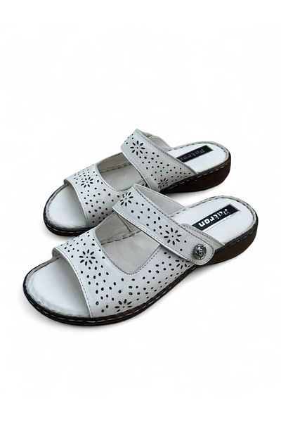 PATRON SHOES Γυναικείες παντόφλες από γνήσιο δέρμα