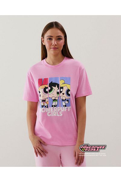 Undiz Super nana pink jersey top