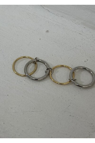 KİLİGİSTANBUL 4'LÜ BİRLEŞİK YÜZÜK (8 BEDEN)