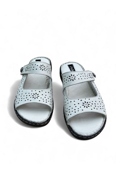 PATRON SHOES Γυναικείες παντόφλες από γνήσιο δέρμα