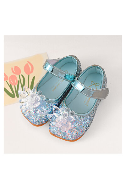 Mark & Mia حذاء حفلات مزين بالأحجار من مارك وميا - أزرق