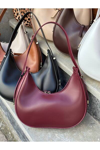 Zeyncollectıon KADIN ÇANTA SİYAH BAGET MODEL FERMUARLI ÇANTA