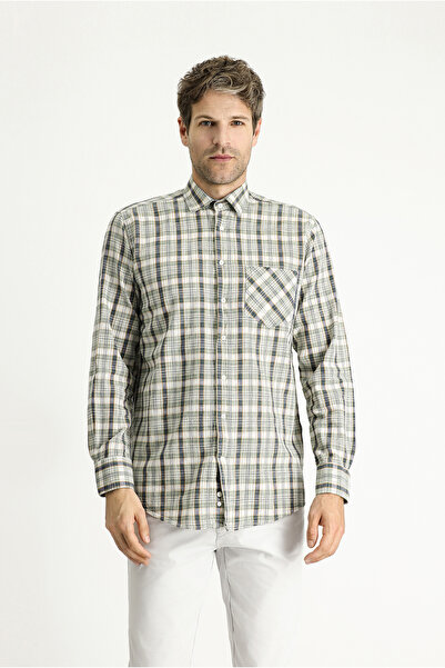 Kiğılı Βαμβακερό πουκάμισο με καρό σχέδιο μακρυμάνικο - κανονική εφαρμογή